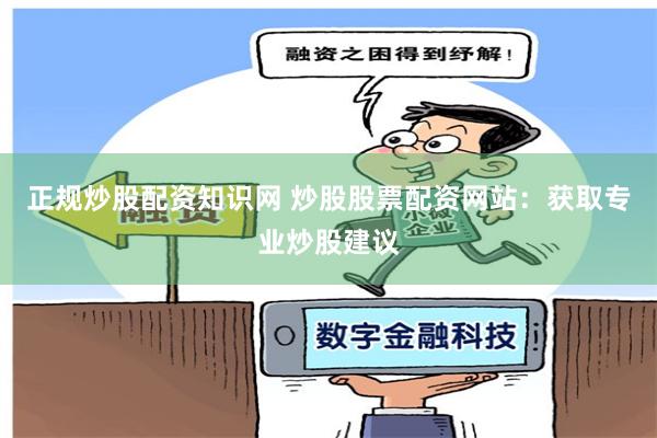 正规炒股配资知识网 炒股股票配资网站：获取专业炒股建议